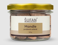 Pražené solené mandle 100g Šufan